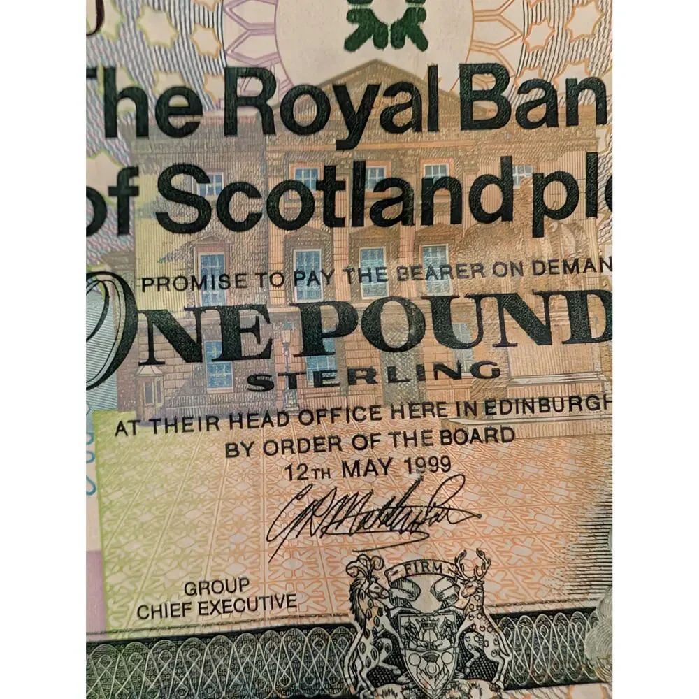 Scotland 1999 Royal Bank of Scotland 1 pound Paper Money